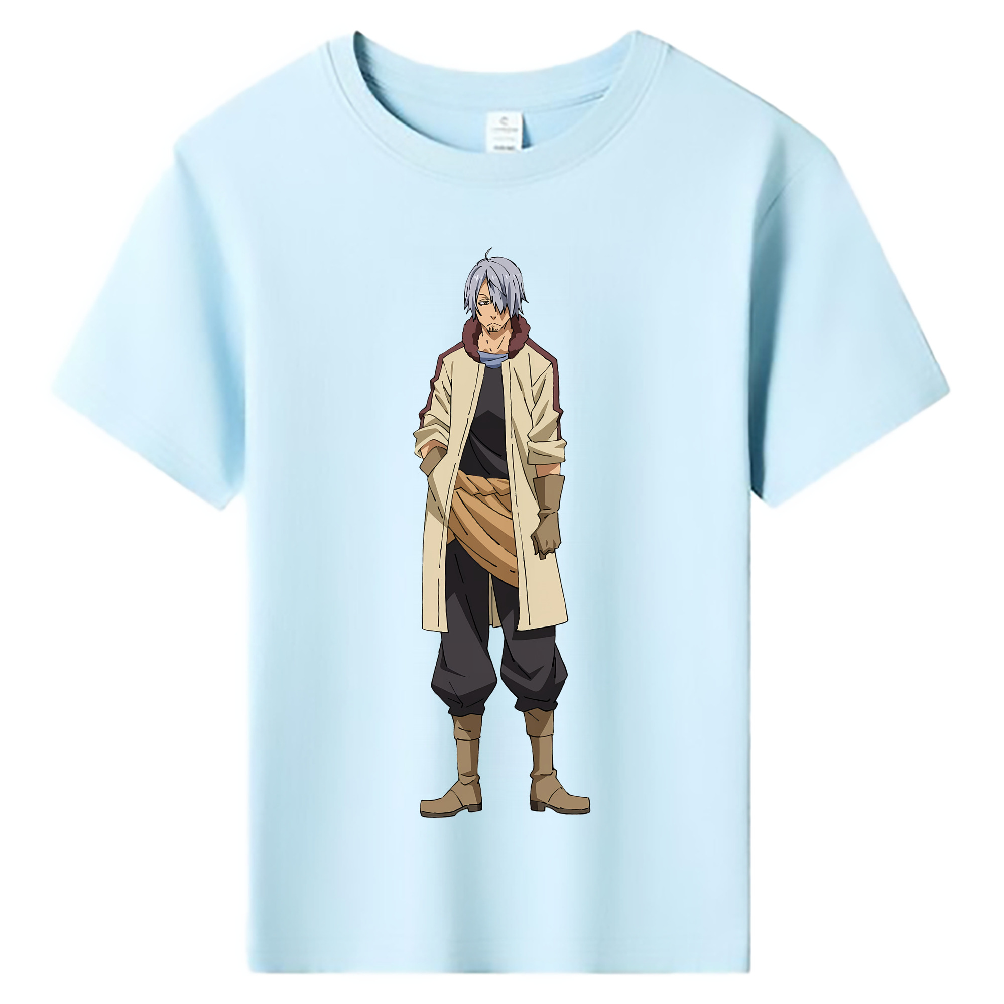 （画像用） 転スラ Regarding Reincarnated to Slime 綿100％キッズTシャツ（フロントプリント）